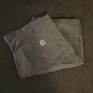 Mens Grey Carhartt shorts